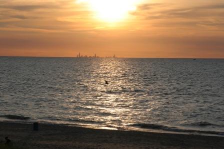 Sunset at Beverly Shores